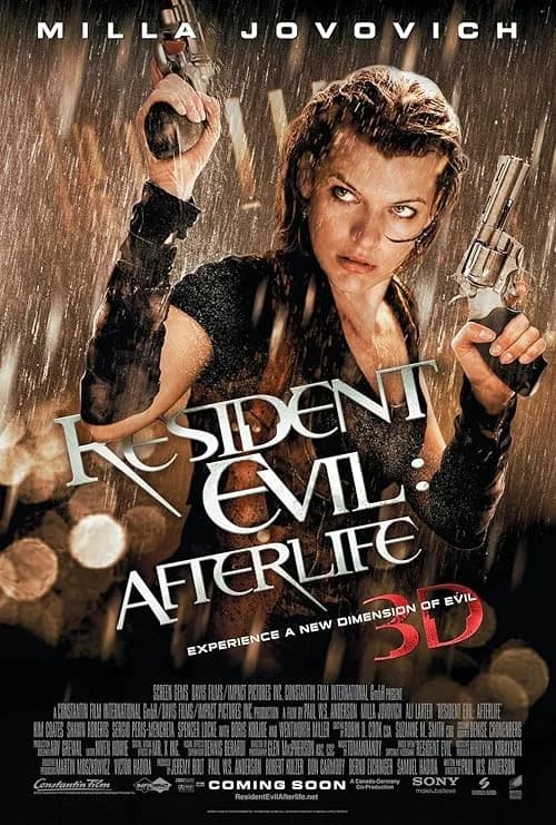 Resident Evil: Afterlife film posteri